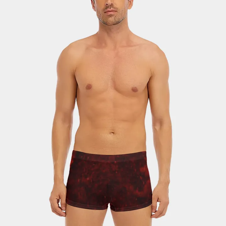 All-Over Print Men's Short Boxer Briefs