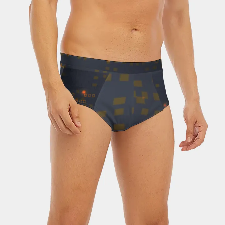All-Over Print Men's Triangle Low-rise Underwear