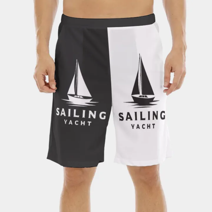 All-Over Print Men's Flat Shorts