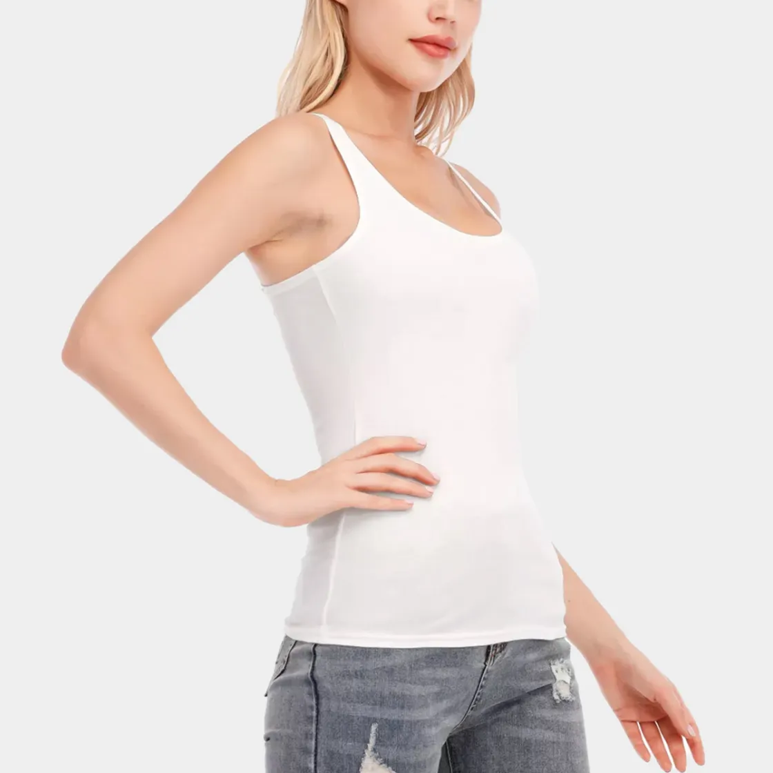 All-Over Print Women's Racer Vest | 190GSM Cotton