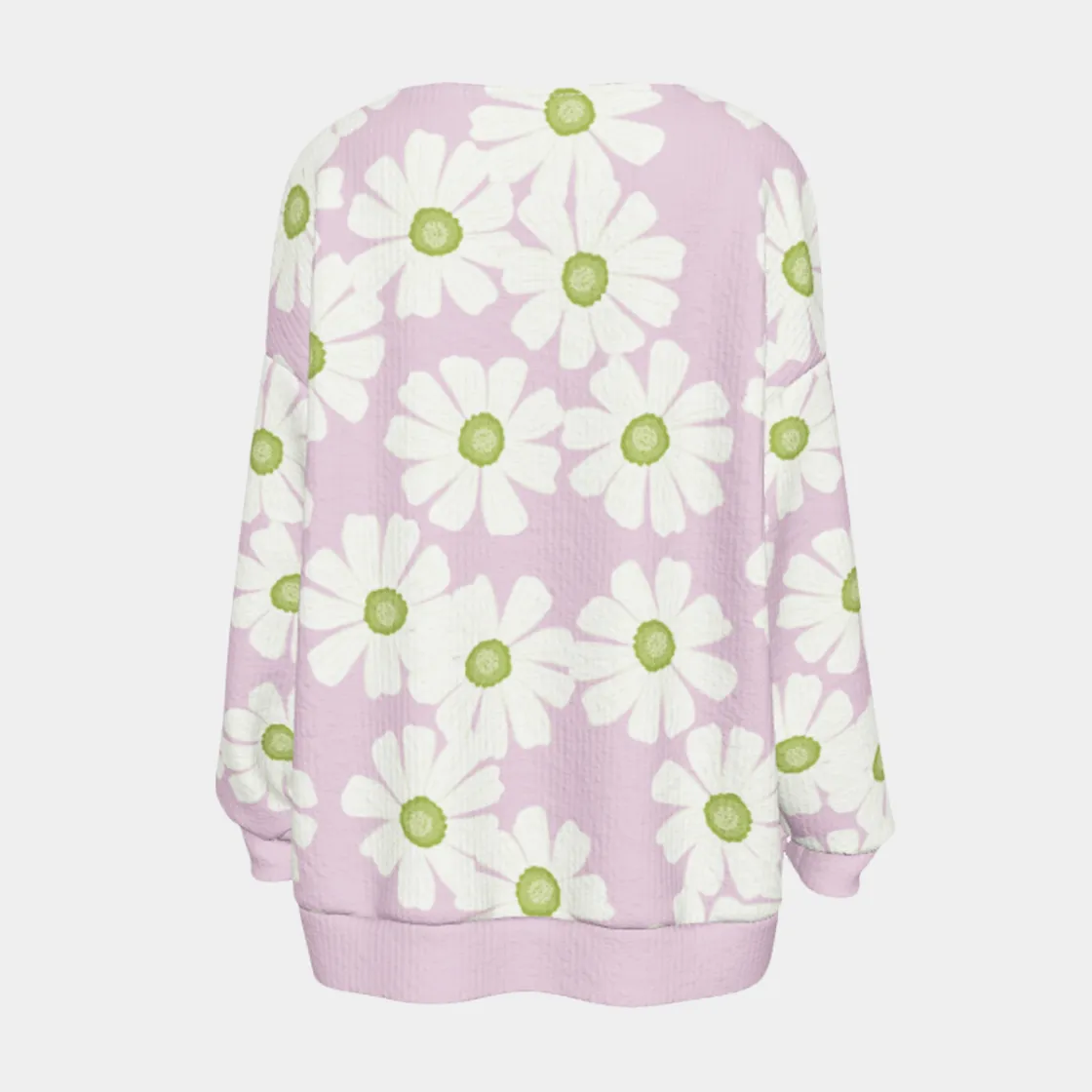 All-Over Print Women's Imitation Knitted Cardigan
