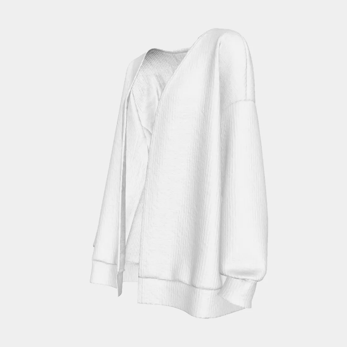 All-Over Print Women's Imitation Knitted Cardigan
