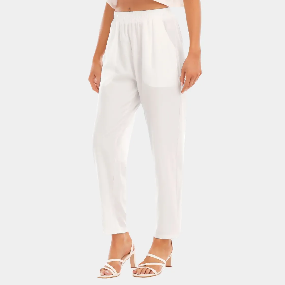 All-Over Print Women's Loose Straight-leg Pants