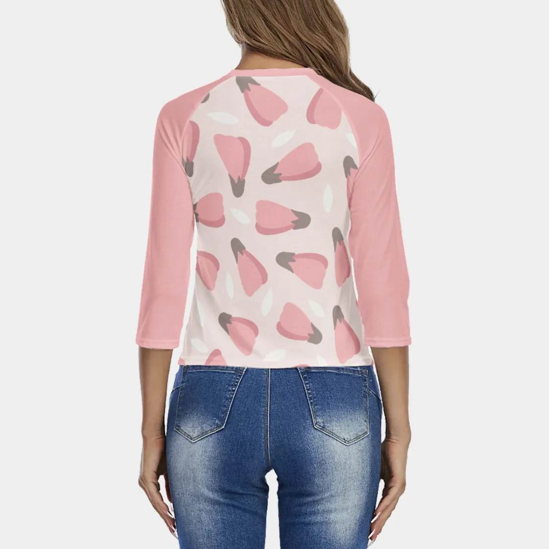 All-Over Print Women's Raglan Sleeves T-shirts