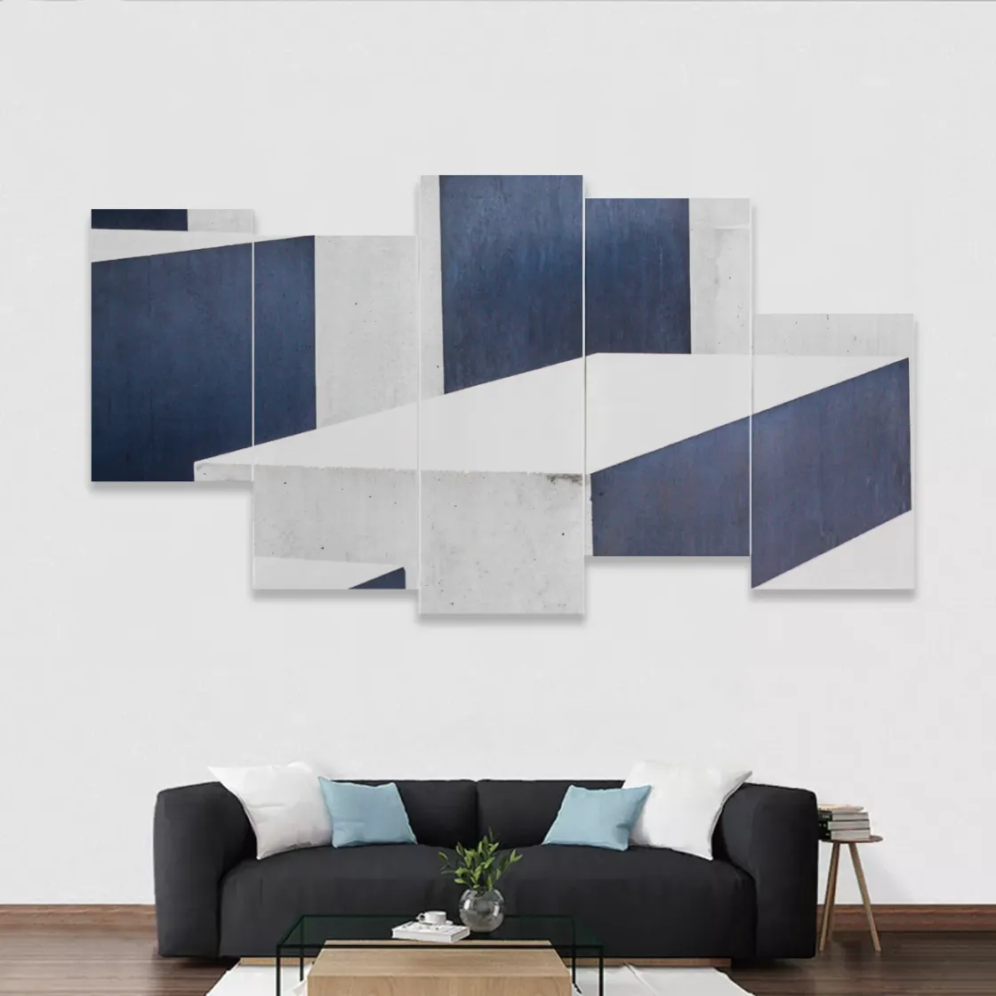 Five-piece Framed Murals