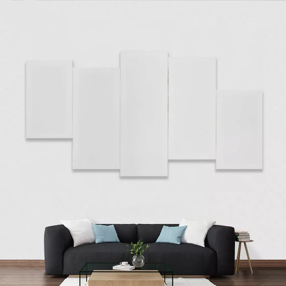 Five-piece Framed Murals