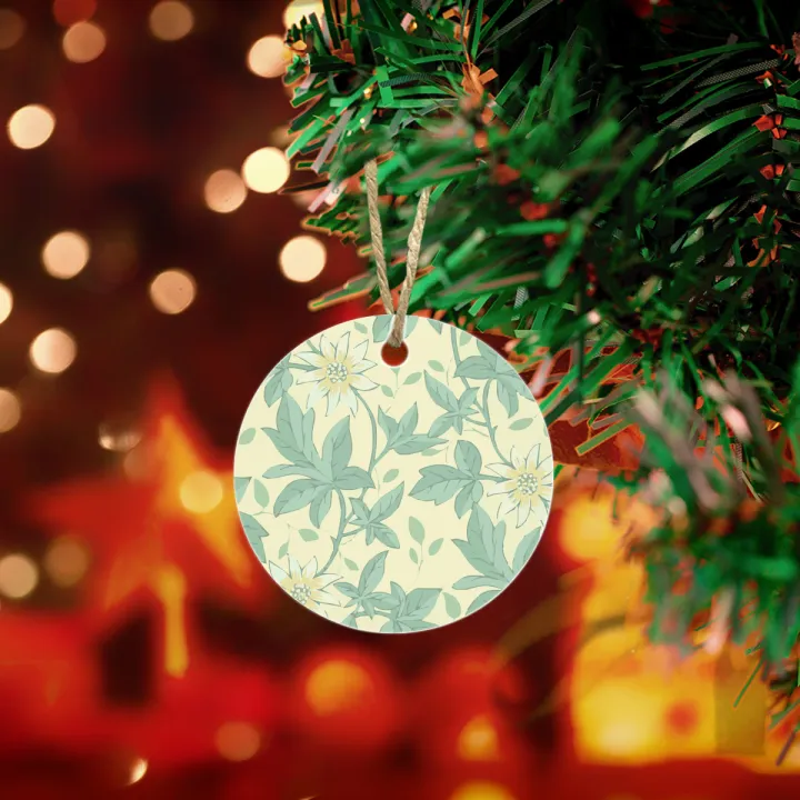 Round Christmas Ceramic Decoration Ornaments