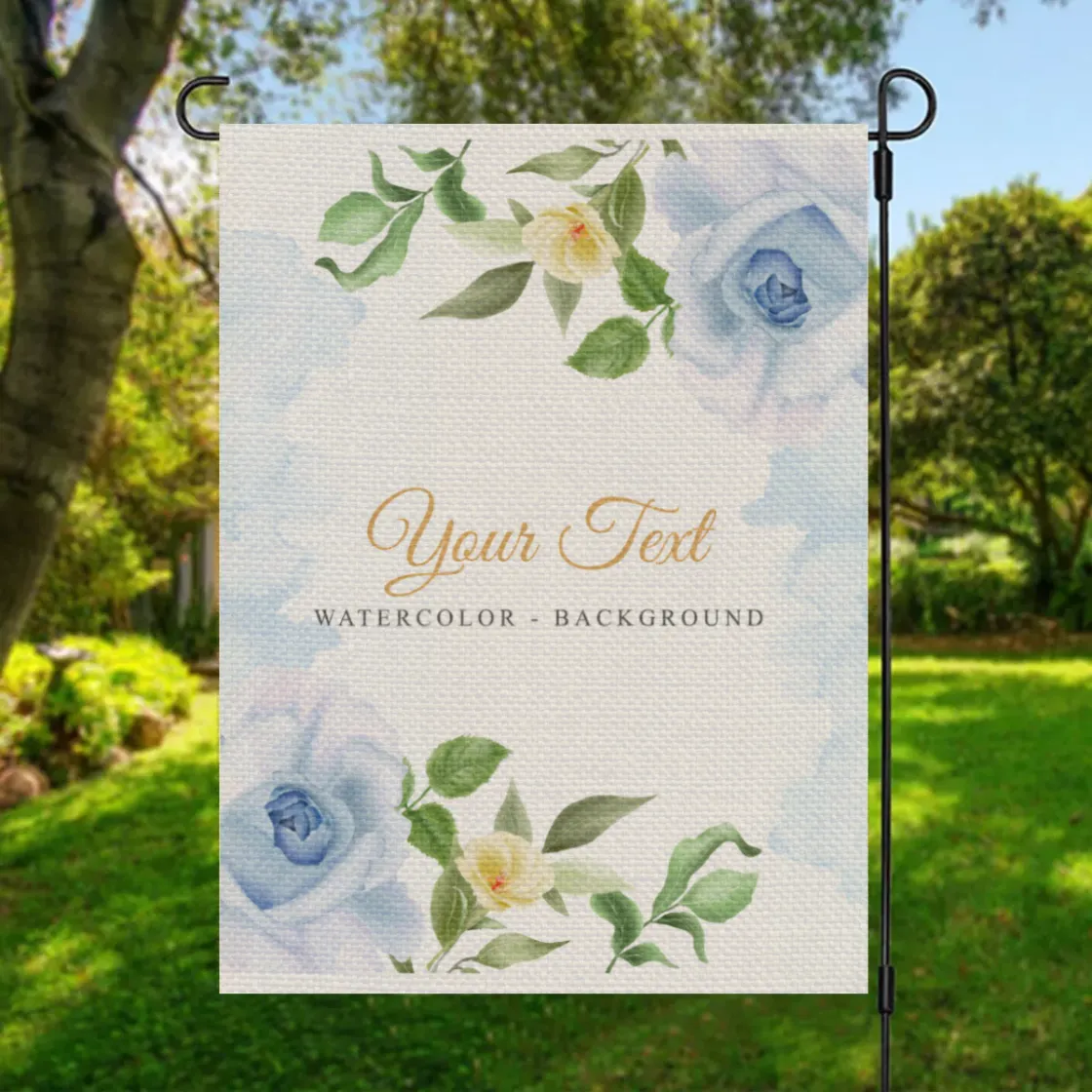 All-Over Print Garden Flag
