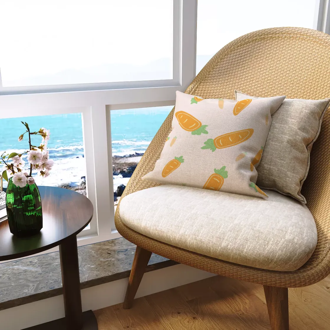 All-Over Print Pillowcase | Flax