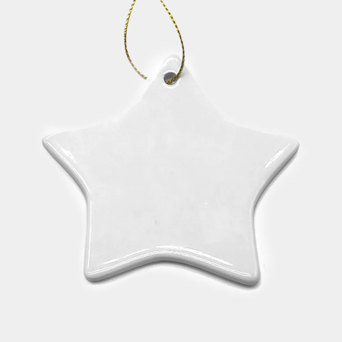 Pentagram Shape Christmas Ceramic Decoration Ornaments