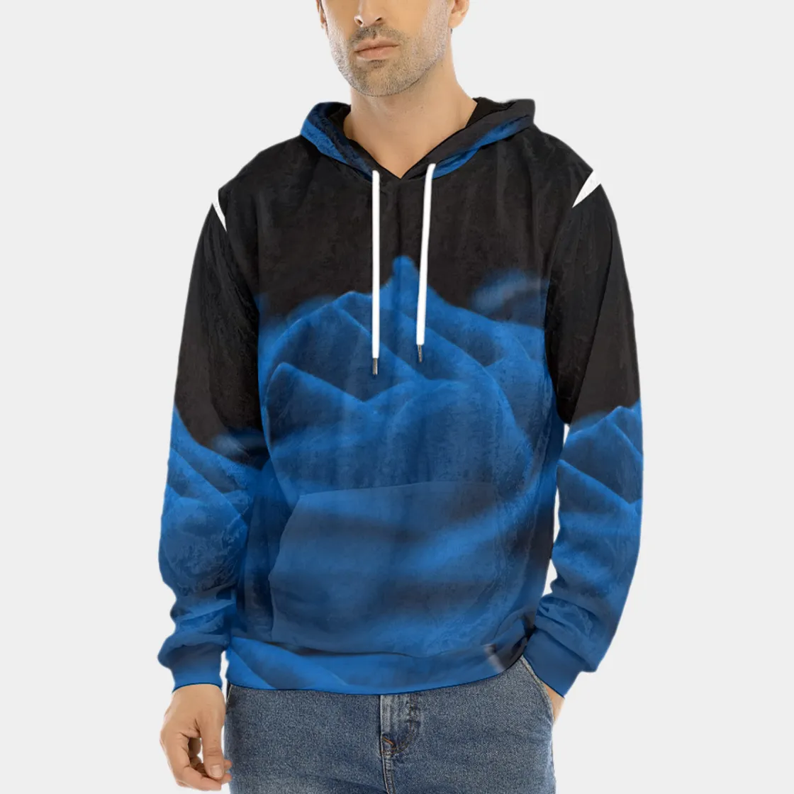 All-Over Print Men's Pullover Hoodie | Velvet