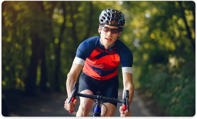 Colorful custom cycling jersey design