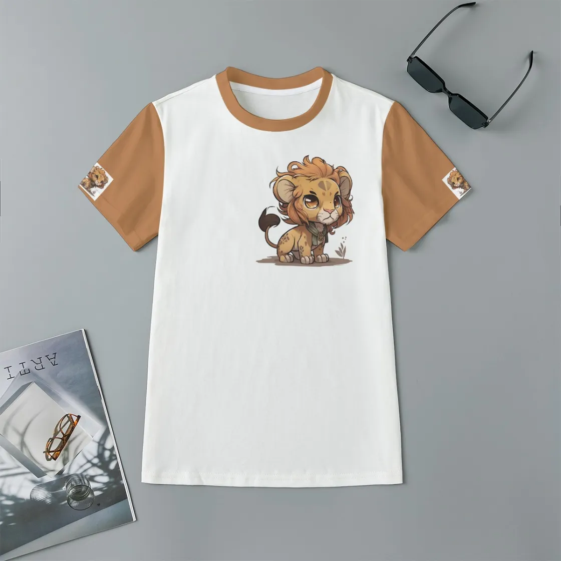 All-Over Print Children's Short-Sleeve T-Shirt | 180GSM Cotton