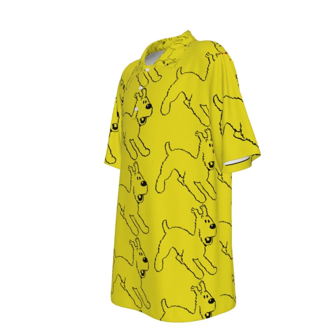 All-Over Print Children's Lapel Polo Shirt|145GSM Birdseye