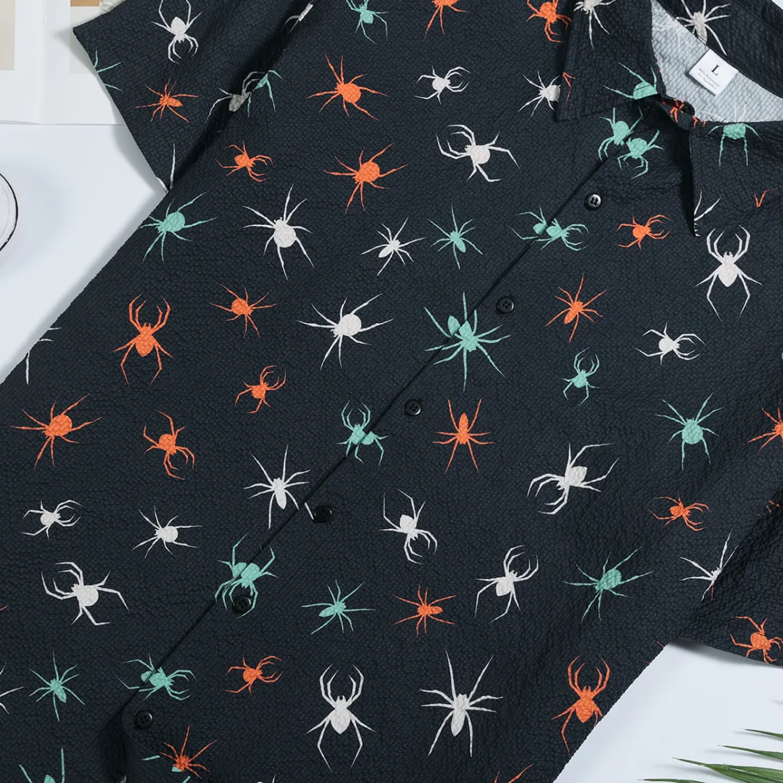 All-Over Print Men's Fashion Short Sleeve Shirt