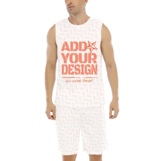 All-Over Print Men's Basketball Suit