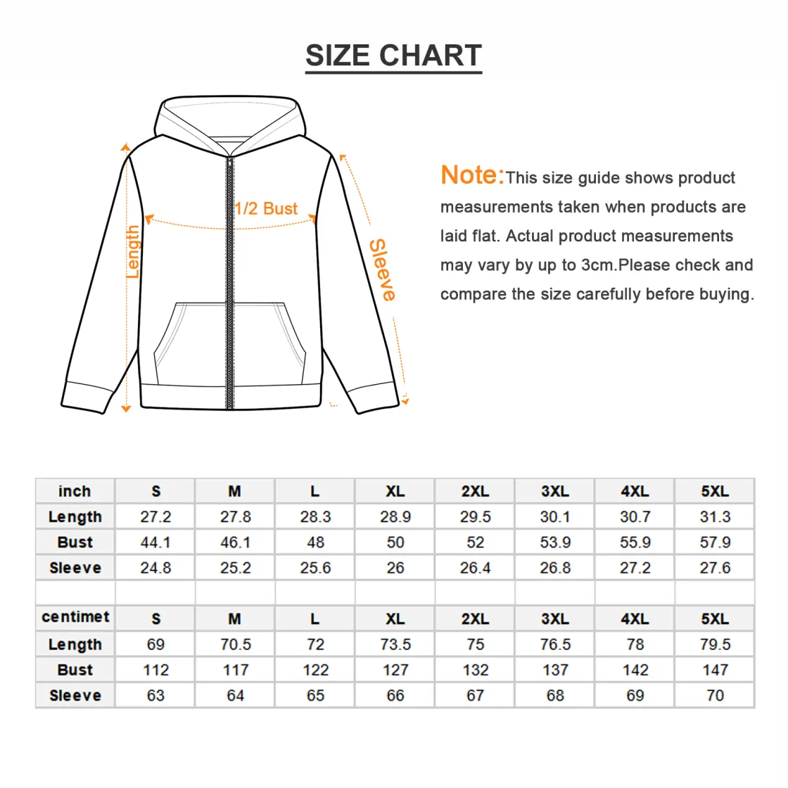 All-Over Print Zip Up Hoodie With Pocket | Interlock