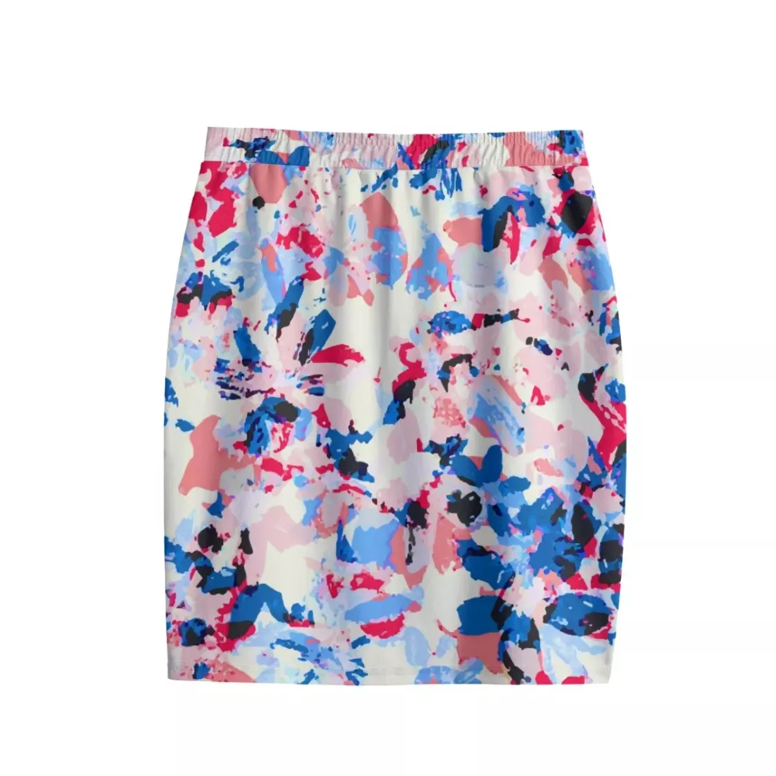 All-Over Print Women's Hip Wrap Pencil Skirt