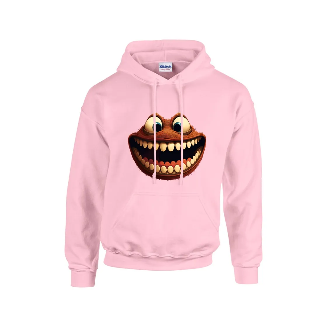 Men's Hoodie Printed in USA |Gildan 18500 Front DTF