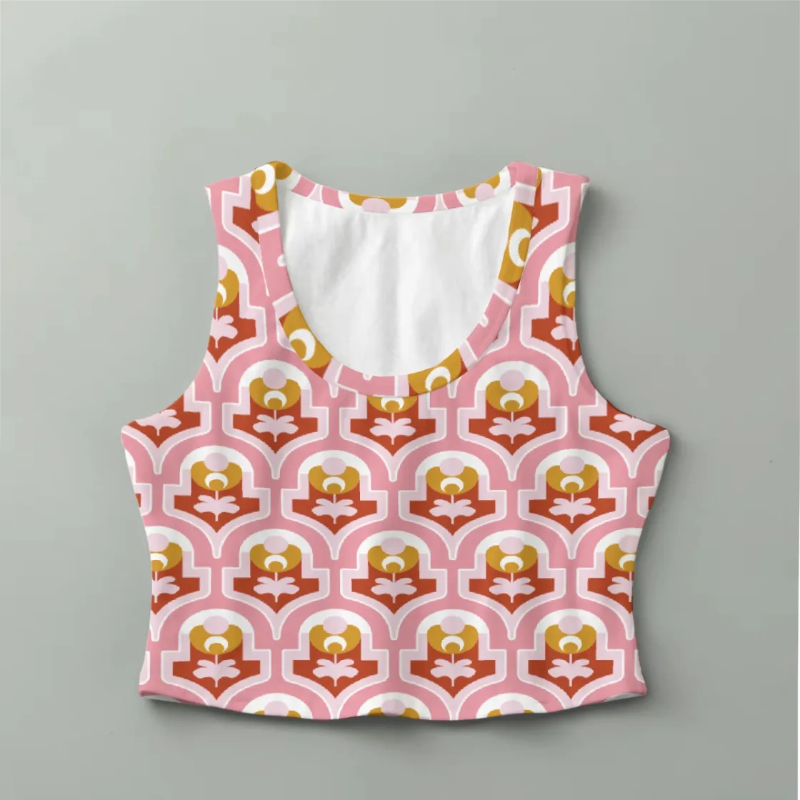 All-Over Print High-Stretch Short Women's Tank Top