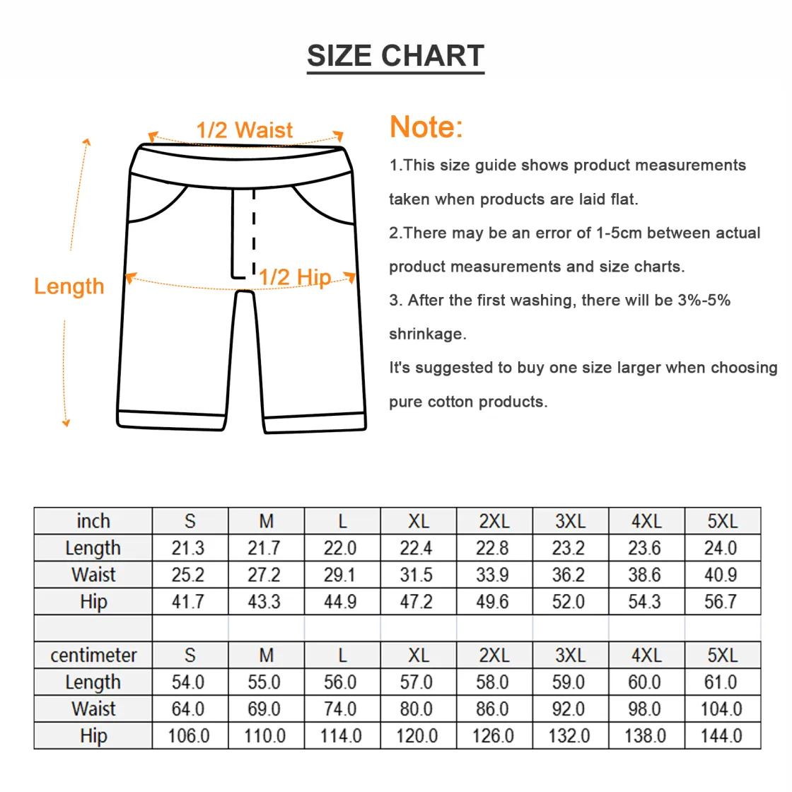 All-Over Print Unisex Straight Casual Short | 245GSM Cotton