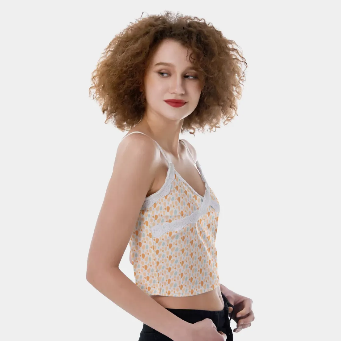 All-Over Print Women's Lace Camisole