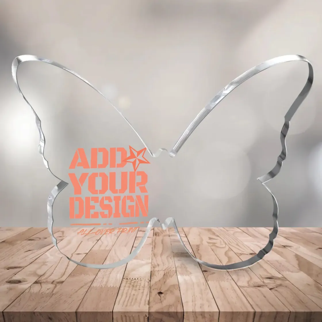 Butterfly Shaped Acrylic Desktop Ornament