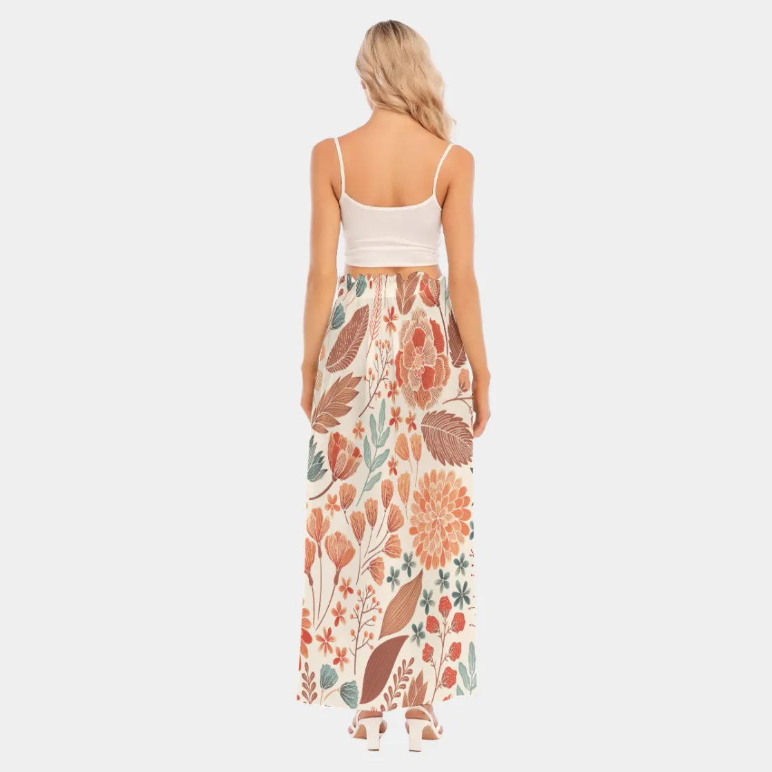 All-Over Print Women's Side Split Skirt