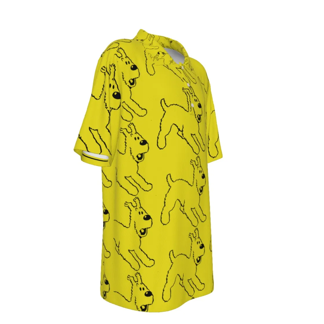 All-Over Print Children's Lapel Polo Shirt|145GSM Birdseye