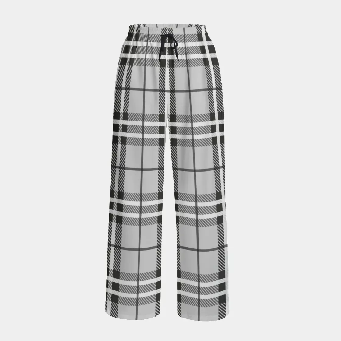 All-Over Print Unisex Knitted Fleece Wide Leg Pants