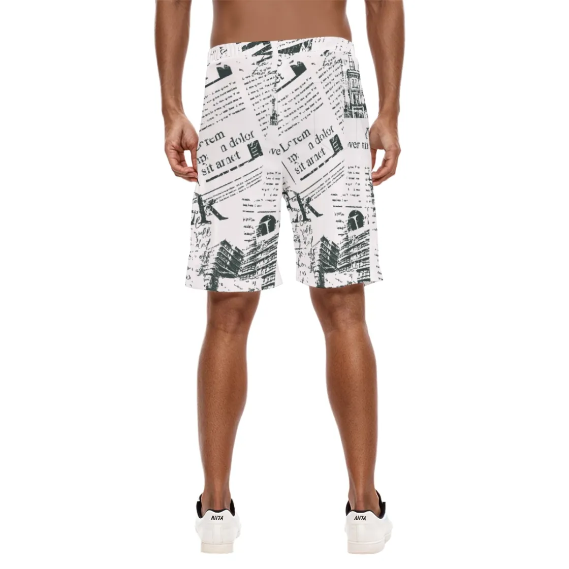 All-Over Print Men'S Shorts With pocket