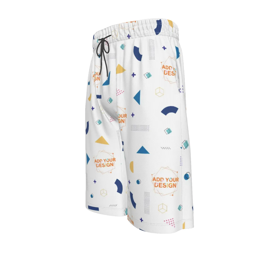 All-Over Print Men's Over-The-Knee Shorts