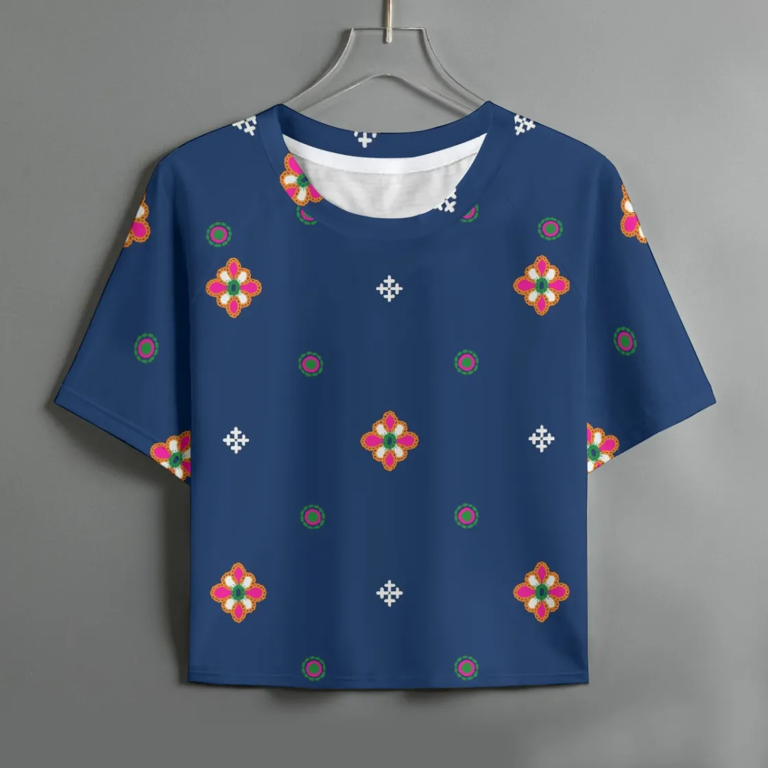 All-Over Print Women's Raglan Sleeve T-Shirt|210GSM
