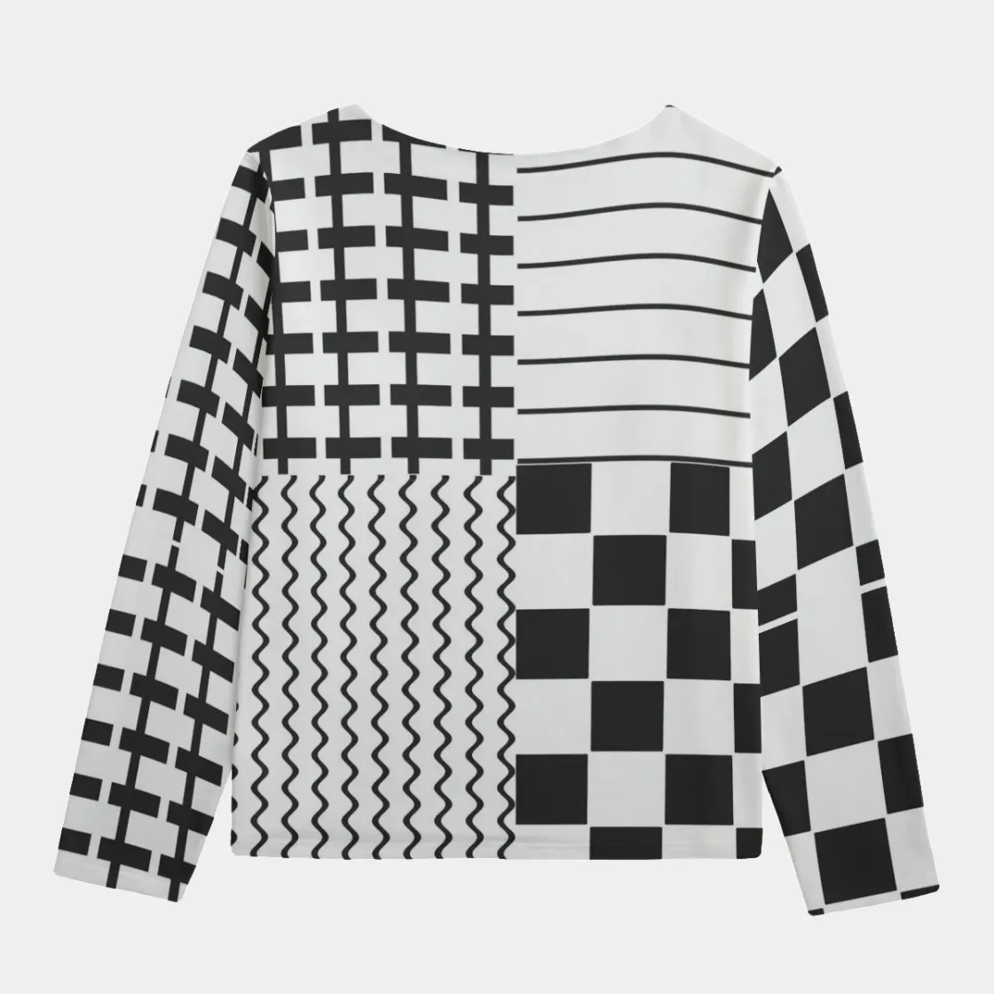All-Over Print Unisex Boat Neckline Sweatshirt With Chest Pocket | 310GSM Cotton