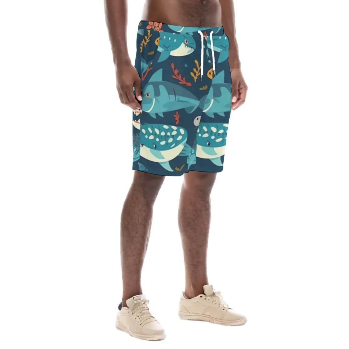 All-Over Print Men'S Shorts With pocket