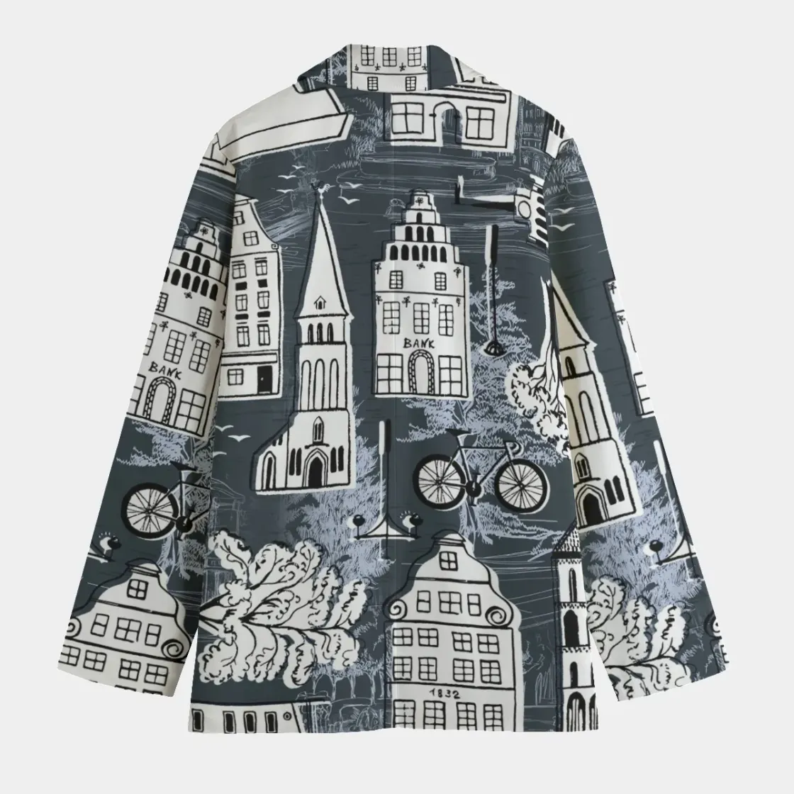 All-Over Print Women's Leisure Blazer