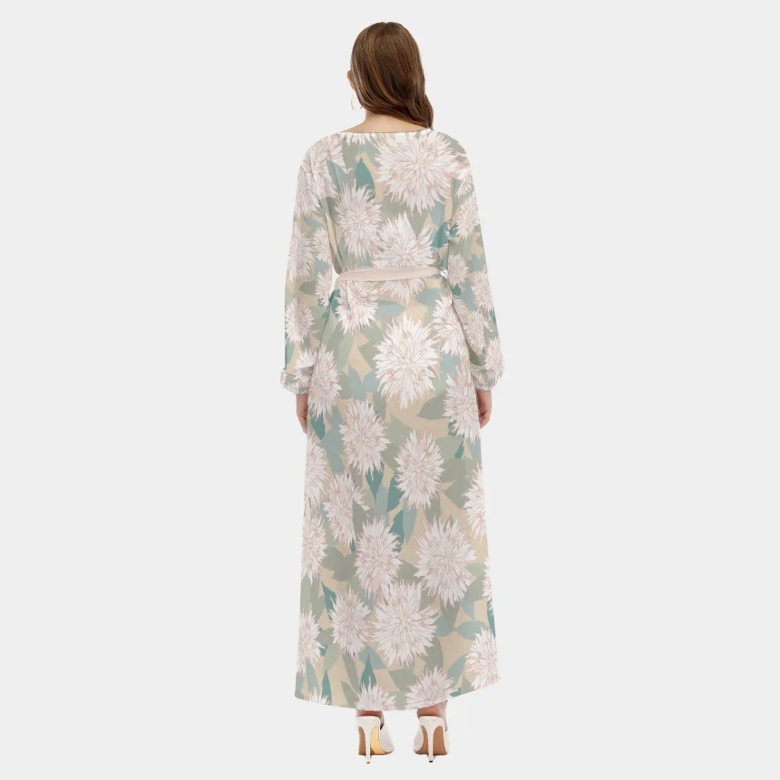 All-Over Print Women's Beach Long Coat