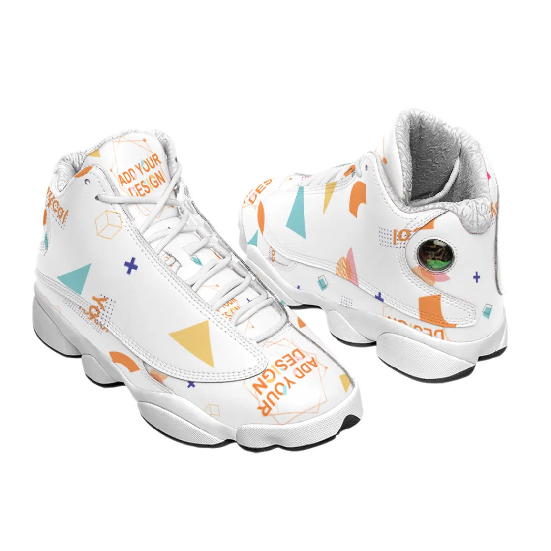Women's Curved Basketball Shoes With Thick Soles