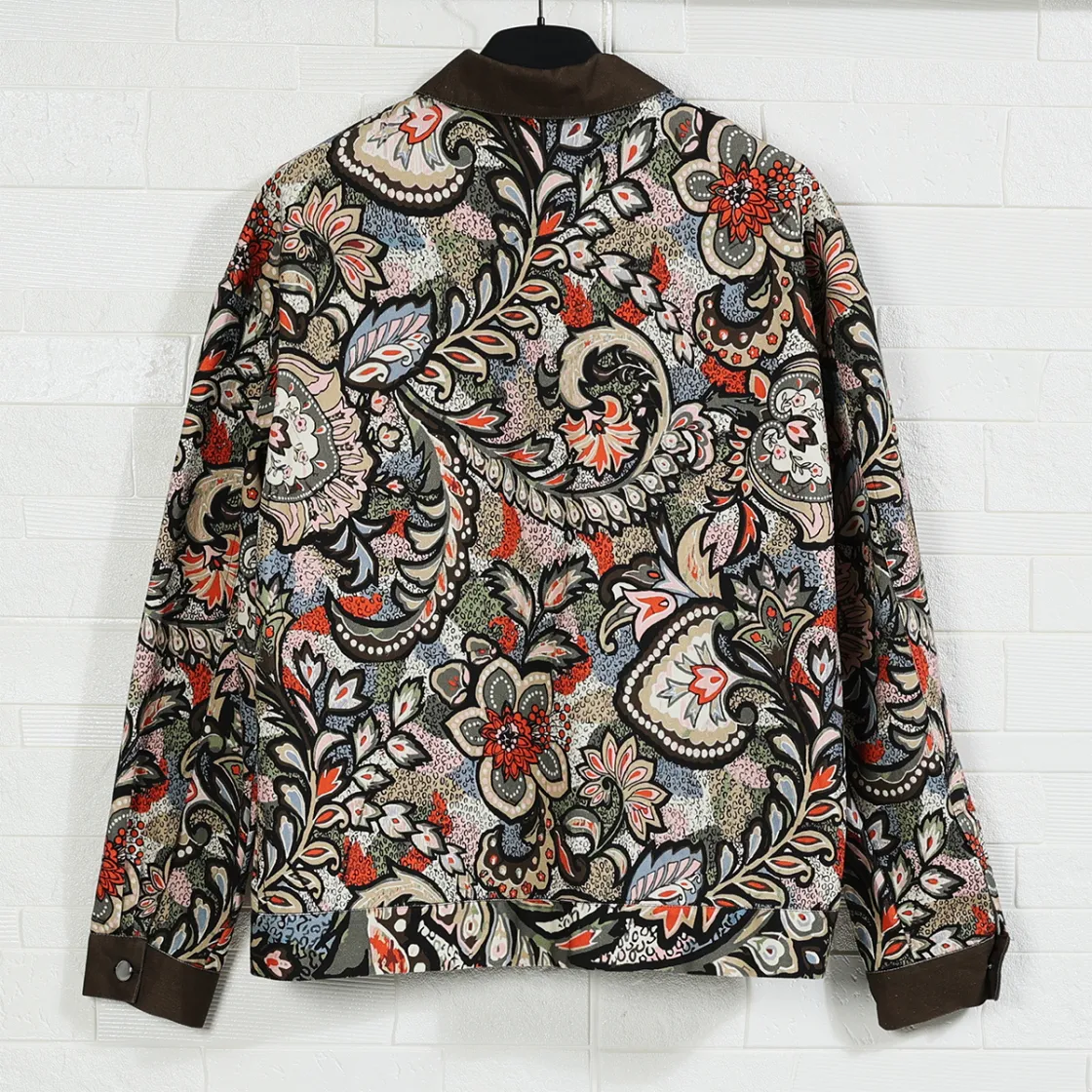 All-Over Print Unisex Lapel Jacket | 245GSM Cotton