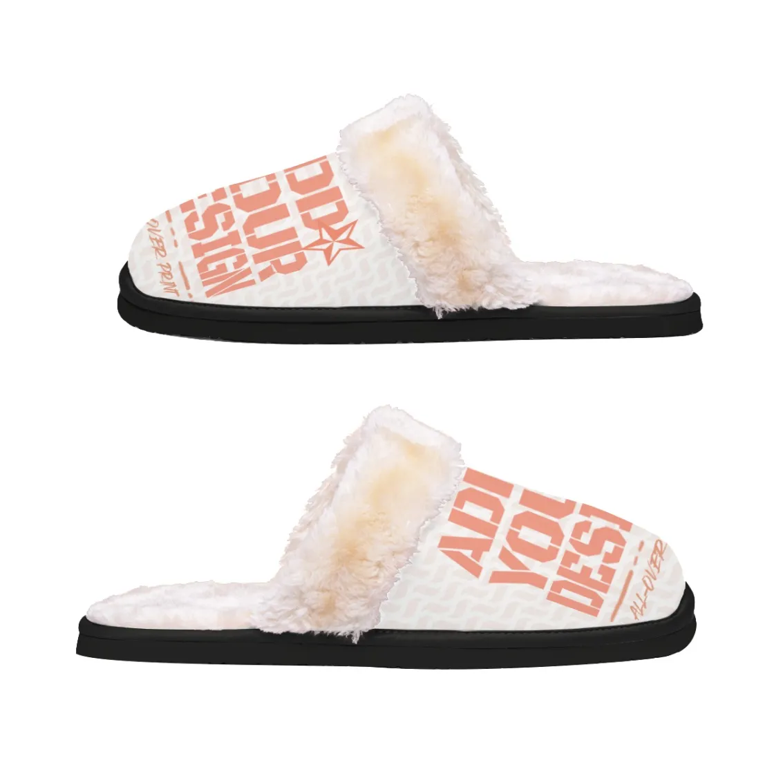 Men's Home Plush Slippers