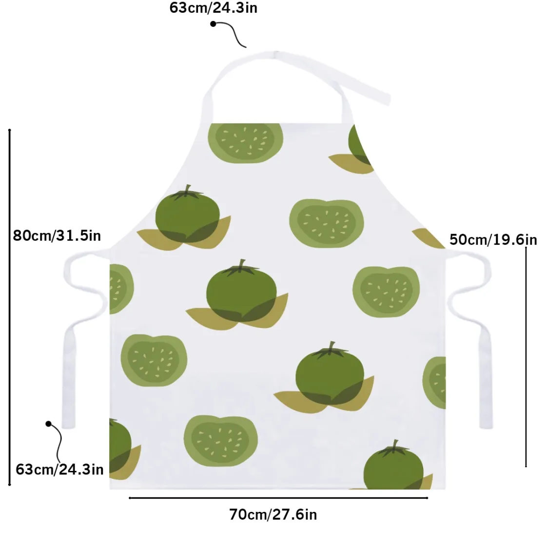 Adjustable Apron With White Strap