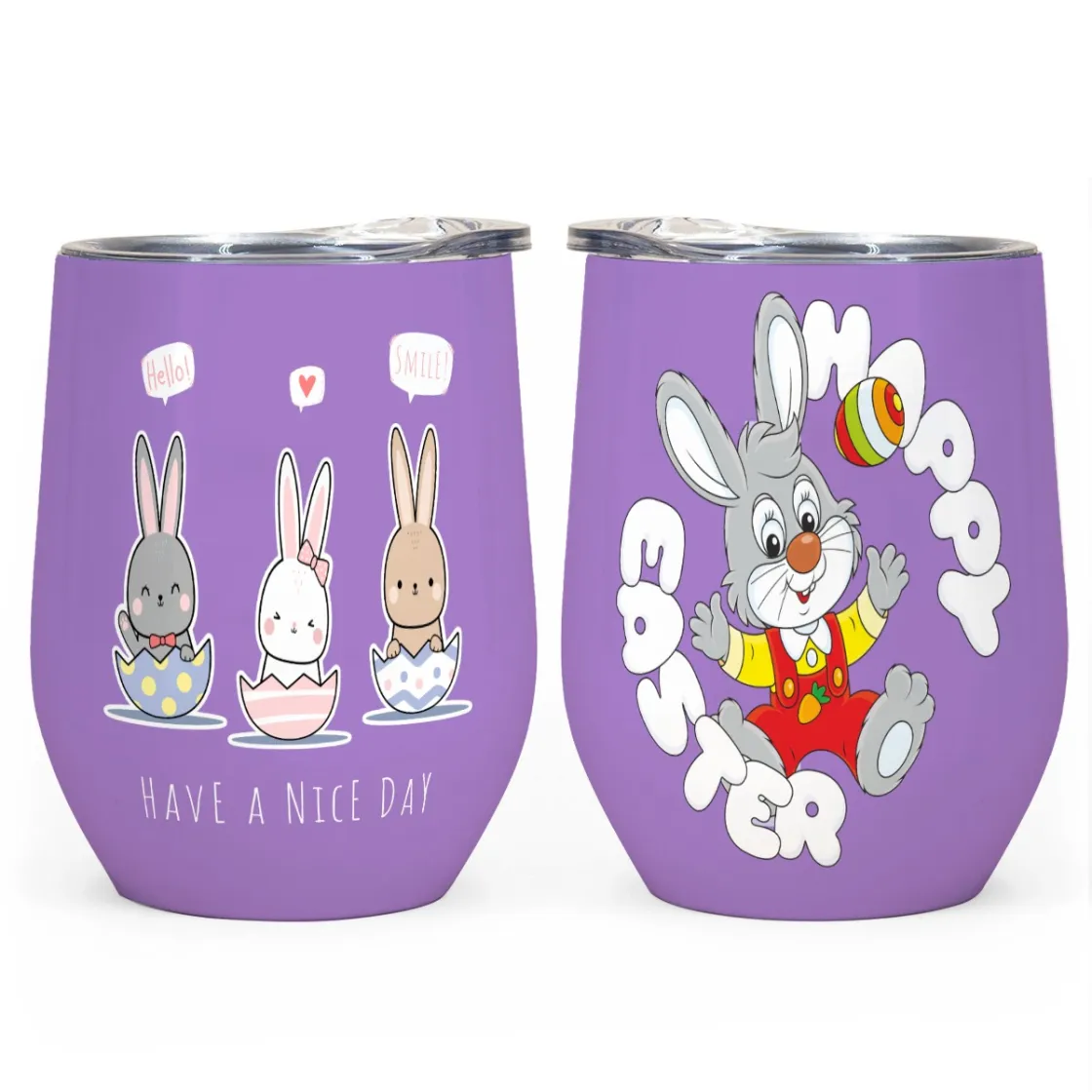All-Over Print Egg Cup Wine Tumbler|12OZ
