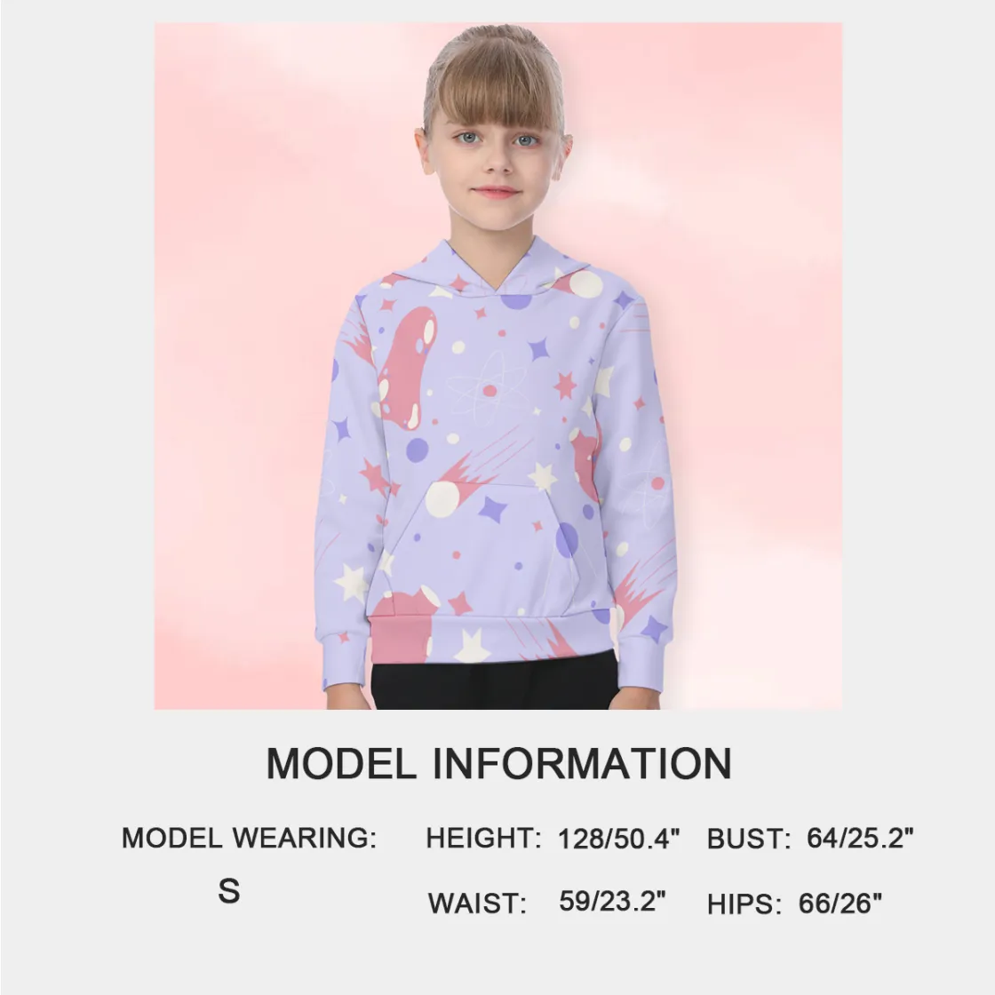All-Over Print Oversized Kid's Hoodie