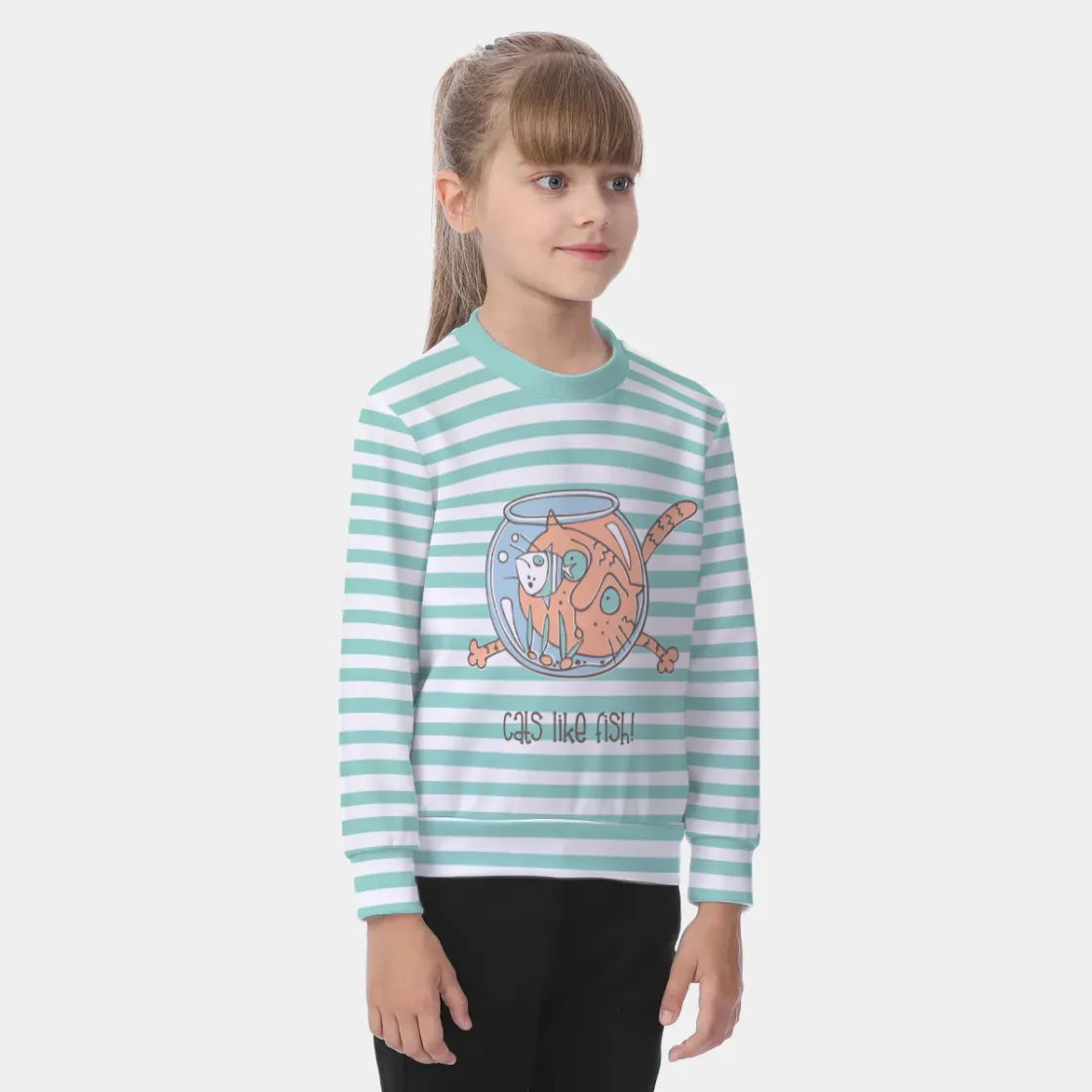 All-Over Print Kid's Sweatshirt