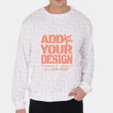 All-Over Print Men's Thicken Sweater