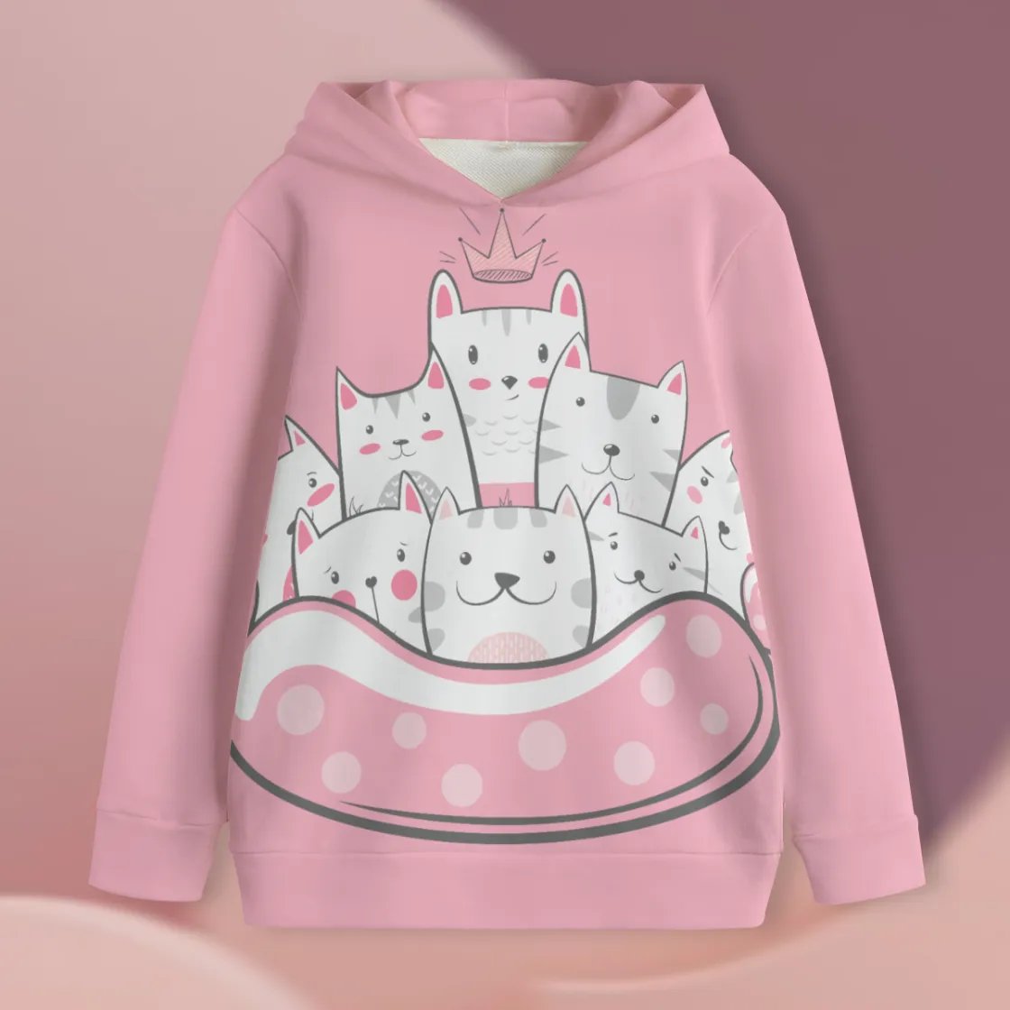 All-Over Print Kid's Pullover Hoodie | 310GSM Cotton