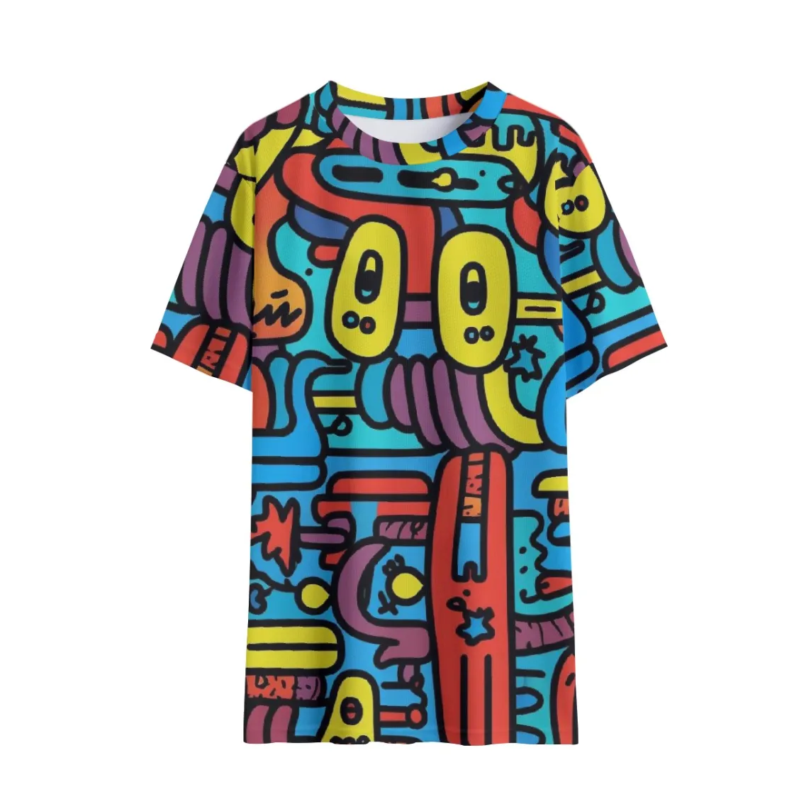 All-Over Print Children's Round Neck T-Shirt|145GSM Birdseye