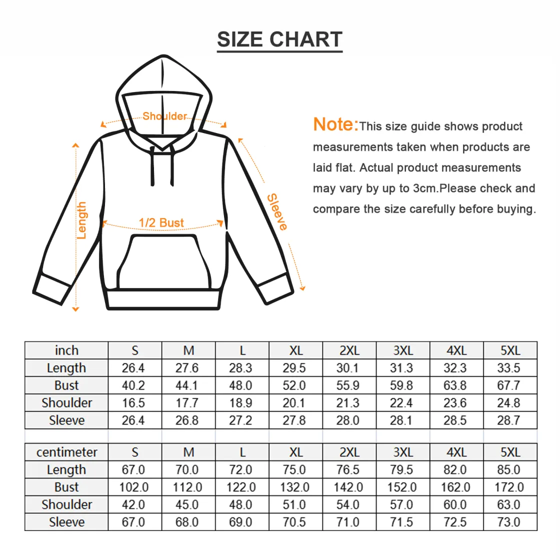 All-Over Print Men's Hoodie With Double-side Print Hood