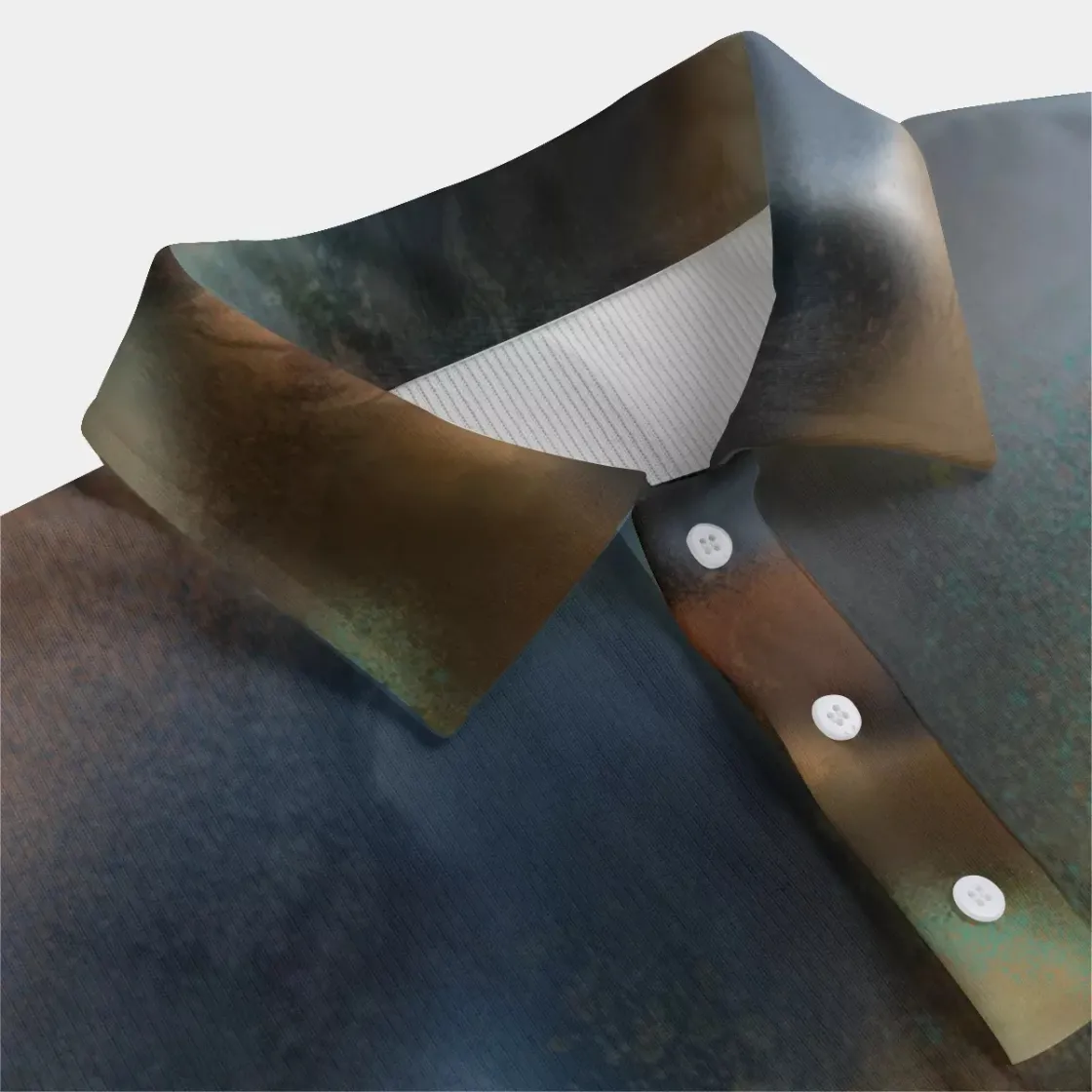 All-Over Print Unisex Lapel Collar Sweater