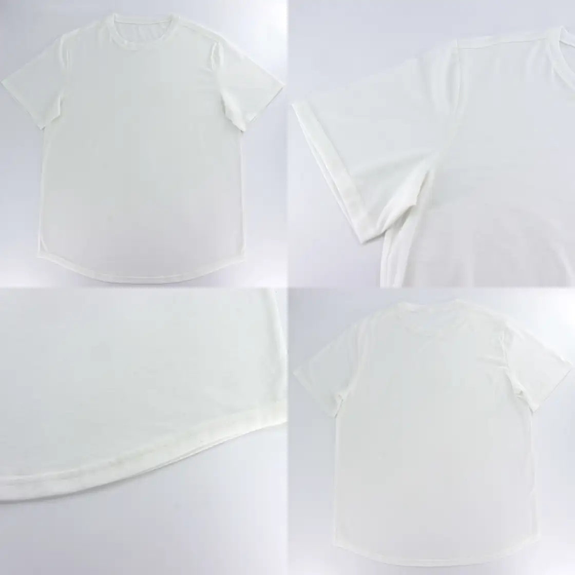 All-Over Print Men's Short Sleeve Rounded Hem T-shirt